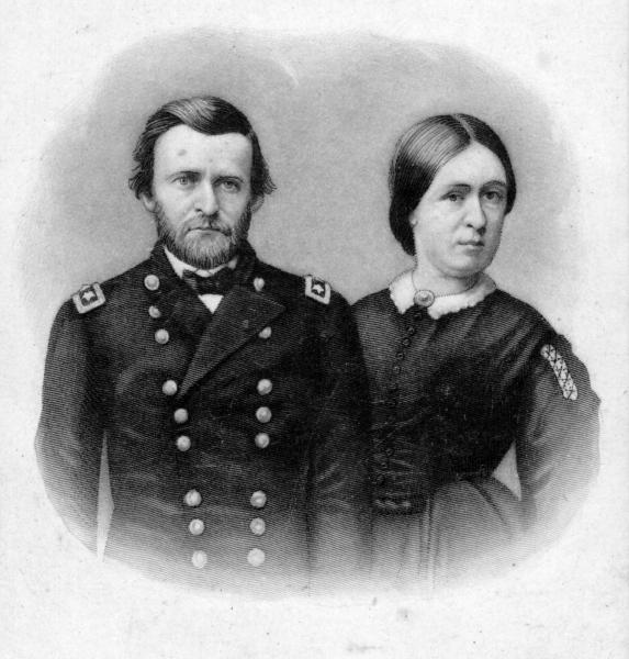 Description Portrait Of Civil War General Ulysses S Grant And His Wife Julia Dent They Met In Missouri 1844 When Was Stationed With Description Portrait Of Civil War General Ulysses S Grant And His Wife Julia Dent They Met In Missouri 1844 When Was Stationed With
